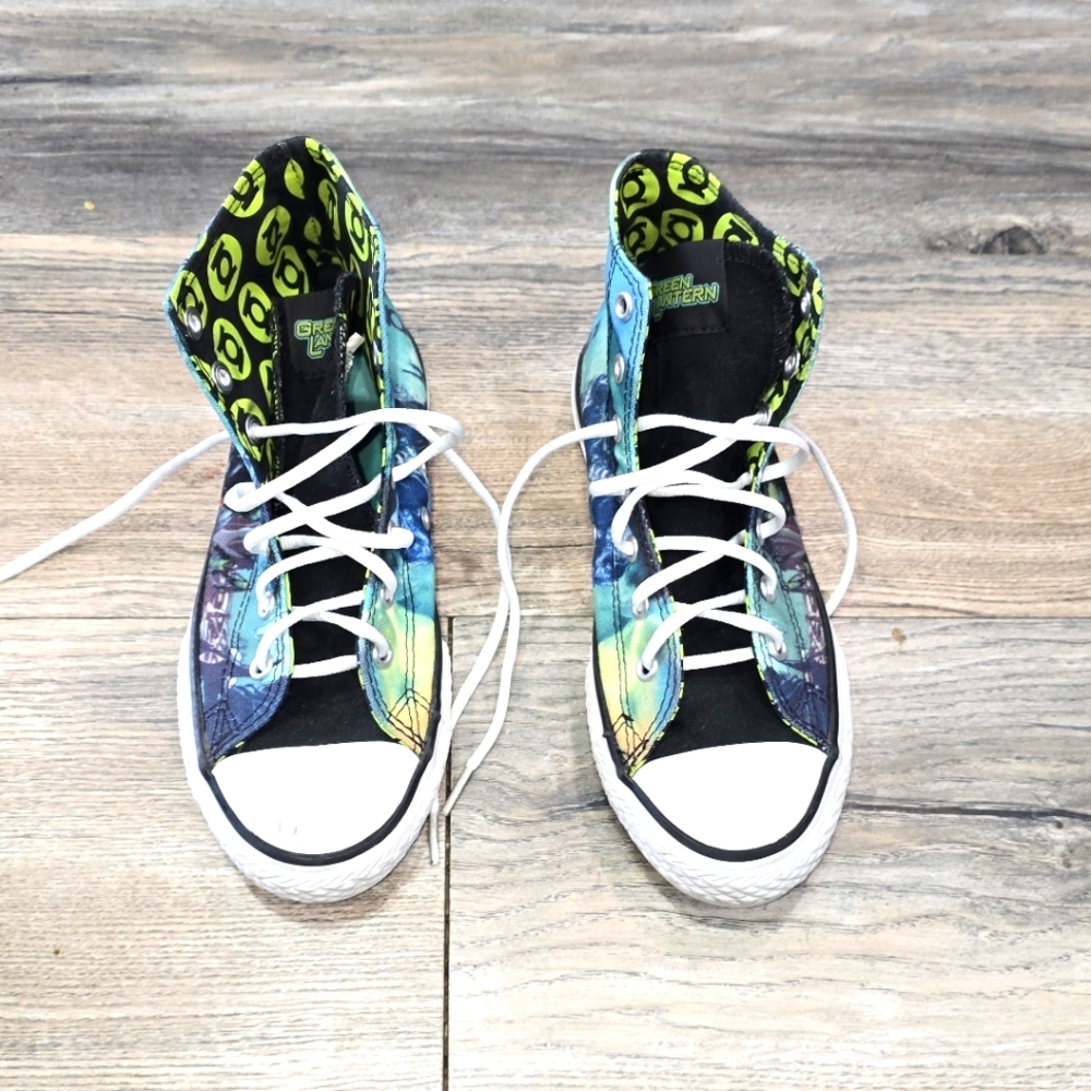 Converse Green Lantern DC Comics Chuck Taylor Sneakers Kids 3
